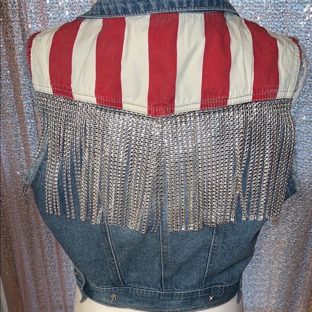 American Fringe Vest